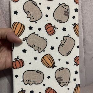 Pusheen canvas journal